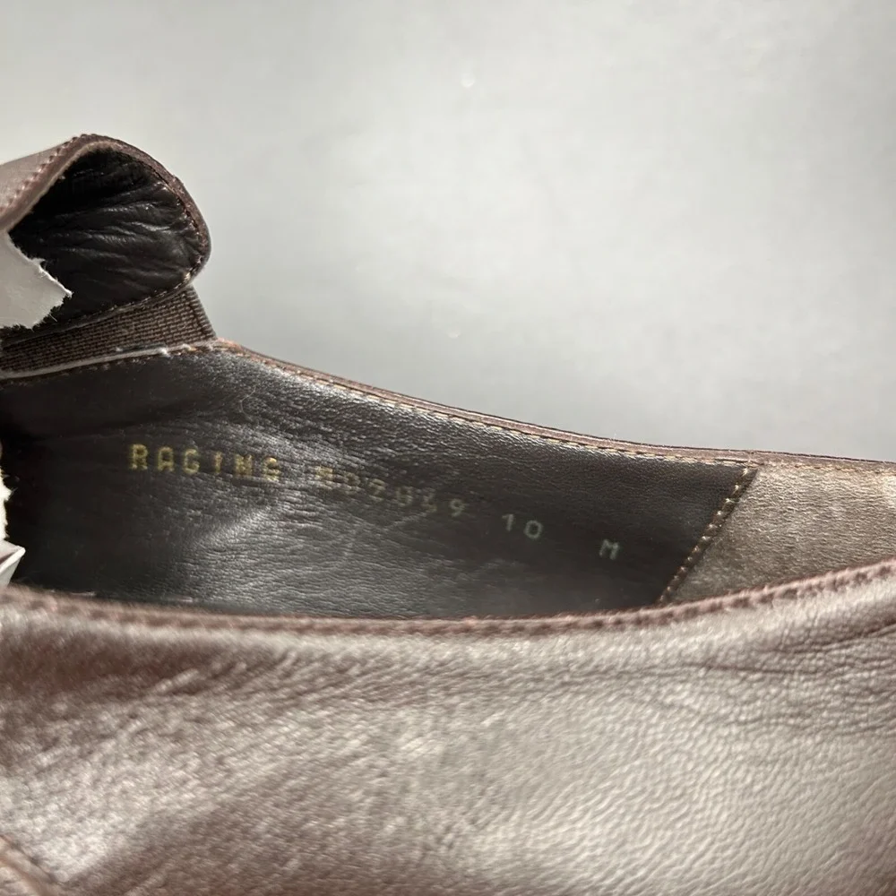 Bruno Magli‎ Raging Dress Shoes Size Mens US 10 M  Brown Leather Made In ITALY